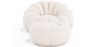 Poltrona com Otomano Estofado - Bouclé Branco - Rubi image 7