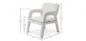 Cadeira de Jantar Estofada - Bouclé Branco - Colette image 7