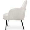 Poltrona Estofada - Bouclé Branco - Hyra image 7