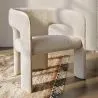 Cadeira de Jantar Estofada - Bouclé Branco - Ashley image 7