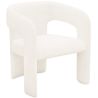 Cadeira de Jantar Estofada - Bouclé Branco - Ashley image 7