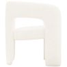 Cadeira de Jantar Estofada - Bouclé Branco - Ashley image 7