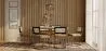 Pack Mesa de Jantar de Design Industrial 150cm & 6 Cadeiras de Jantar em Vime - Estofadas em Veludo - Puila image 7