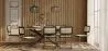 Pack Mesa de Jantar em Madeira Design Industrial (220cm) & 8 Cadeiras de Jantar em Rattan - Bastral image 7