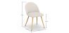 Pack Mesa de Jantar de Design Industrial 150cm & 6 Cadeiras de Jantar Estofadas Bouclé - Evelyne image 7
