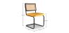 Pack Mesa de Jantar em Madeira Design Industrial (200cm) & 8 Cadeiras de Jantar em Rattan - Estofadas em Veludo - Puila image 7