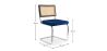 Pack Mesa de jantar em madeira de design industrial (220 cm) e 8 cadeiras de jantar em rotim - Estofos em veludo - Hyre image 7