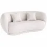 Sofá curvo de 3 lugares em tecido Bouclé - Curvy image 7