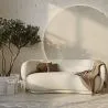 Sofá curvo de 3 lugares em tecido Bouclé - Curvy image 7