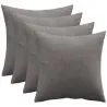 Conjunto de 4 almofadas de veludo - capa e enchimento - Mesmal image 7