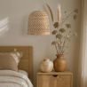 Luminária de teto de rattan - Luminária pendente de design boho Bali - 30cm- Rava image 7