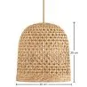 Luminária de teto de rattan - Luminária pendente de design boho Bali - 30cm- Rava image 7