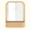 Espelho de Parede com Moldura de Rattan - Estilo Boho Bali - Amara image 7