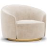 Poltrona de Design Curvo - Estofada em Veludo - Herina image 7