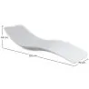 Espreguiçadeira de piscina de design - Branco fosco - Hero image 7