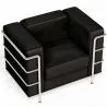 Poltrona de design - Estofada em couro vegano - Lecur image 7
