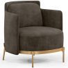 Poltrona de Design - Estofada em Veludo - Terrec image 7