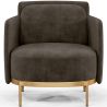 Poltrona de Design - Estofada em Veludo - Terrec image 7