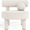 Cadeira poltrona - Estofada em bouclé - Klena image 7