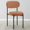 Cadeira de jantar - Estofada em veludo - Metal preto - Margot image 7