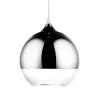 Luminária de Teto Design Esférica - Luminária Pendente em Metal Cromado - 40cm - Speculum image 7