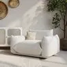 Poltrona - Estofada em tecido bouclé - Wers image 7