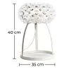 Lâmpada de Mesa - Lâmpada de Sala de Estar com Botões de Cristal - Pequena - Savoni image 7