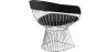 Cadeira de jantar com braços - Couro e metal - Barrel image 7