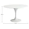 Mesa de Jantar Redonda - 110 cm - Tulip image 7