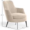 Poltrona de Design Estofada em Veludo Estilo Contemporâneo - Hanneh image 7