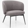 Poltrona de Design Curvo Estofada Estilo Contemporâneo - Opreh image 7