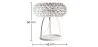 Luminária de Mesa - Luminária de Sala com Botões de Cristal - Grande - Savoni image 7