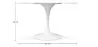  Mesa de Jantar Redonda - 120cm - Mármore - Tulip image 7