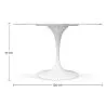  Mesa de Jantar Redonda - 120cm - Mármore - Tulip image 7