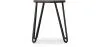 Banco Hairpin - 42cm - Madeira escura e metal  image 7
