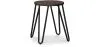 Banco Hairpin - 42cm - Madeira escura e metal  image 7