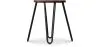 Banco Hairpin - 42cm - Madeira escura e metal  image 7