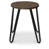 Banco Hairpin - 42cm - Madeira escura e metal  image 7