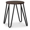 Banco Hairpin - 42cm - Madeira escura e metal  image 7