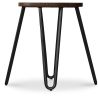 Banco Hairpin - 42cm - Madeira escura e metal  image 7