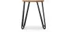 Banco Hairpin - 42cm - Madeira clara e metal image 7