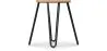 Banco Hairpin - 42cm - Madeira clara e metal image 7