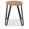 Banco Hairpin - 42cm - Madeira clara e metal image 7