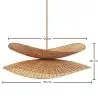 Luminária Pendente de Rattan - Boho Bali - Buju image 7