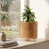 Vaso de Chão Redondo - Estilo Boho - 28 CM - Laers image 7