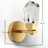  Aplique de Parede de Design Dourado - Luxe image 7