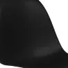 Cadeira de escritório com apoio de braços - Cadeira de escritório com rodas - Estrutura preta Denisse image 7