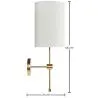 Aplique de Parede em Metal Dourado - Vintage - Heart image 7