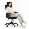 Cadeira de escritório ergonômica com rodas e apoio para braços - Pebbles image 7