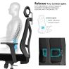Cadeira de escritório ergonômica com rodas e apoio para braços - Ergal image 7